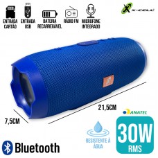Caixa de Som Bluetooth 30W XC-CP-114 X-Cell - Azul